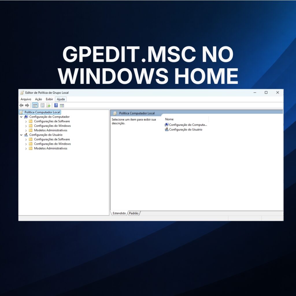 habilitar o gpedit no windows home