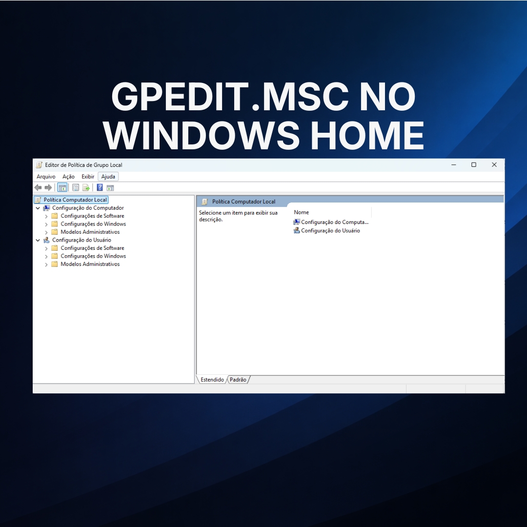 habilitar o gpedit no windows home